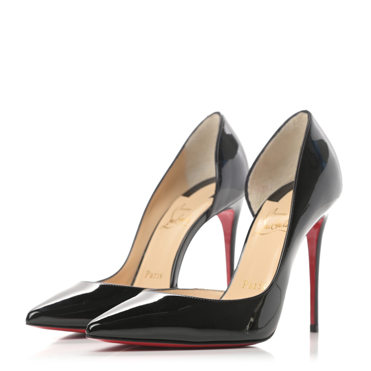 Christian Louboutin Patent Iriza 100 Pumps 36 Black 3 of 10