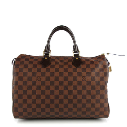 Louis Vuitton Damier Ebene Speedy 35 1 of 9