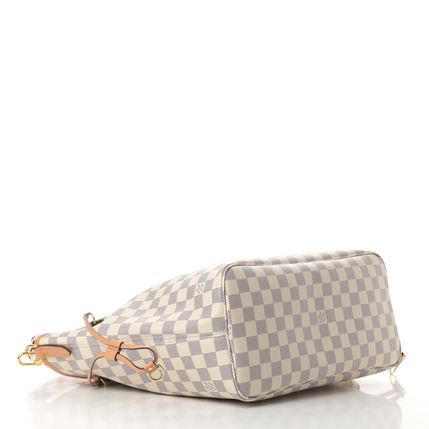 Damier Azur Braided Neverfull MM Pink
