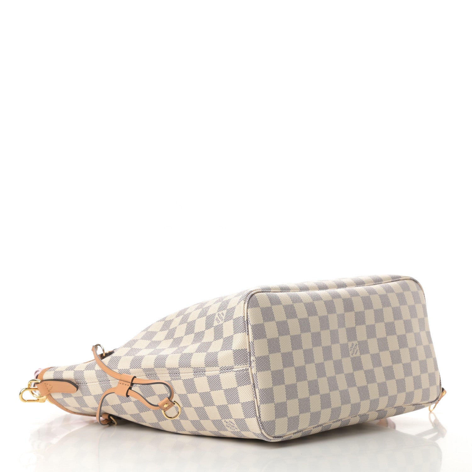 Louis Vuitton Damier Azur Braided Neverfull MM Pink 5 of 10