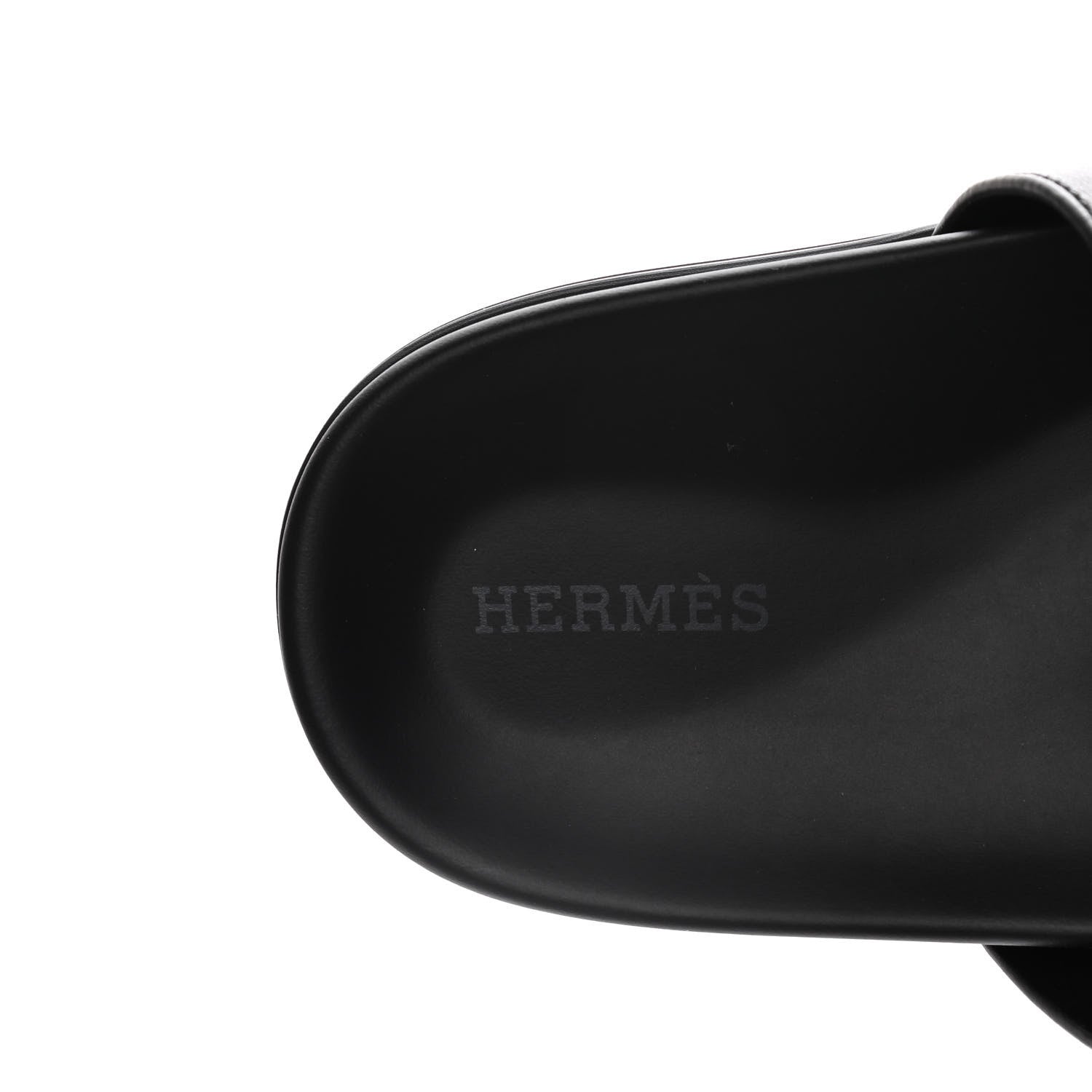 Hermes Calfskin Womens Chypre Sandals 40 Black 7 of 10