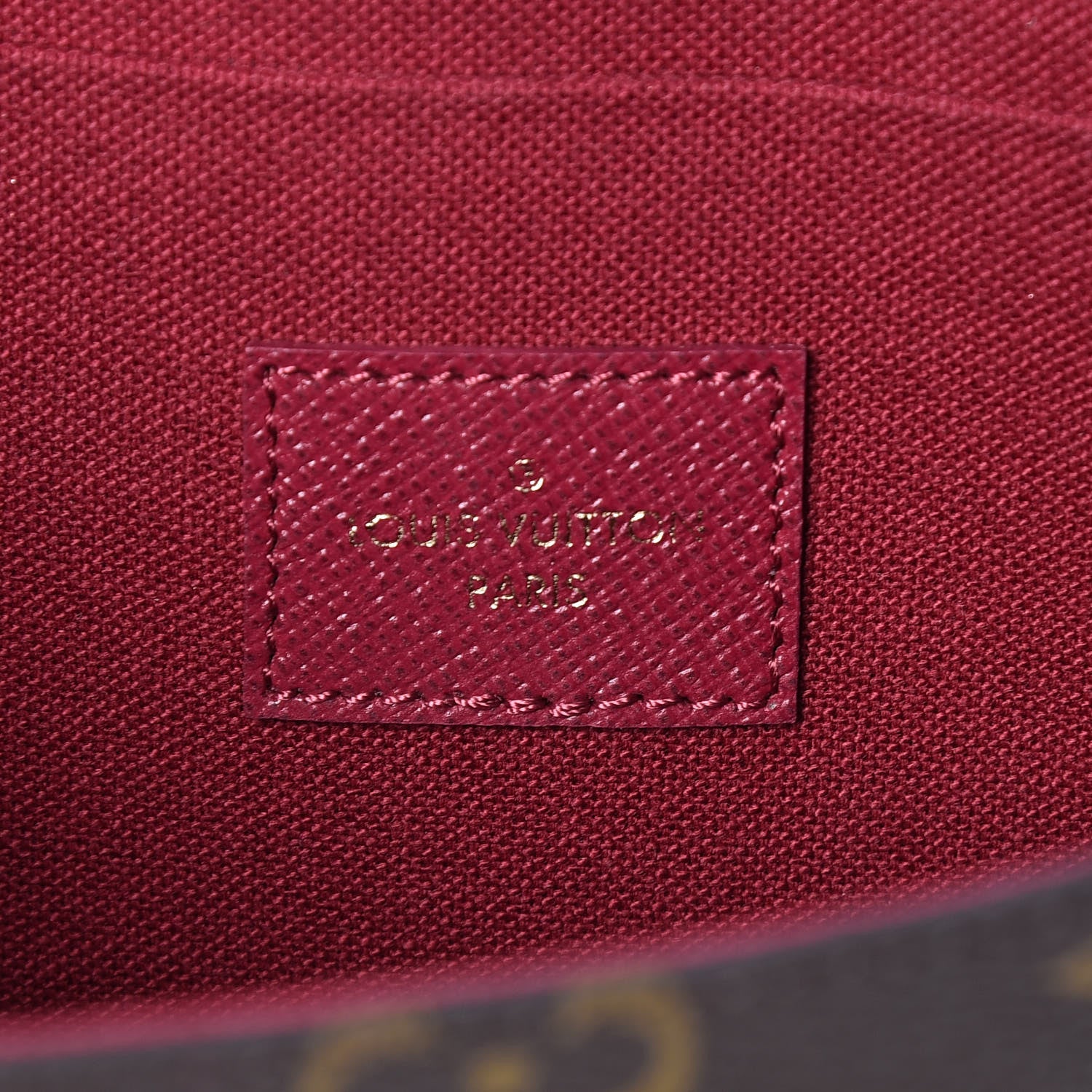 Louis Vuitton Monogram Pochette Felicie Chain Wallet Fuchsia 8 of 15