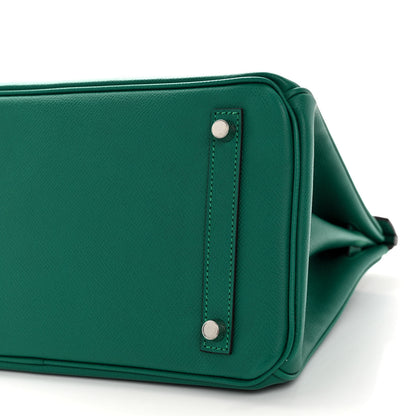 Hermes Epsom Birkin 30 Malachite 10 of 13