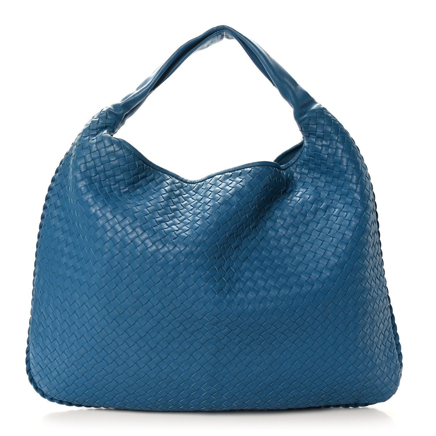 Bottega Veneta Nappa Intrecciato Maxi Veneta Hobo Turquoise 1 of 8