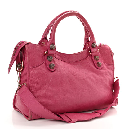 Balenciaga Agneau Giant 21 Rose Gold Hardware City Cyclamen Fucsia 3 of 16