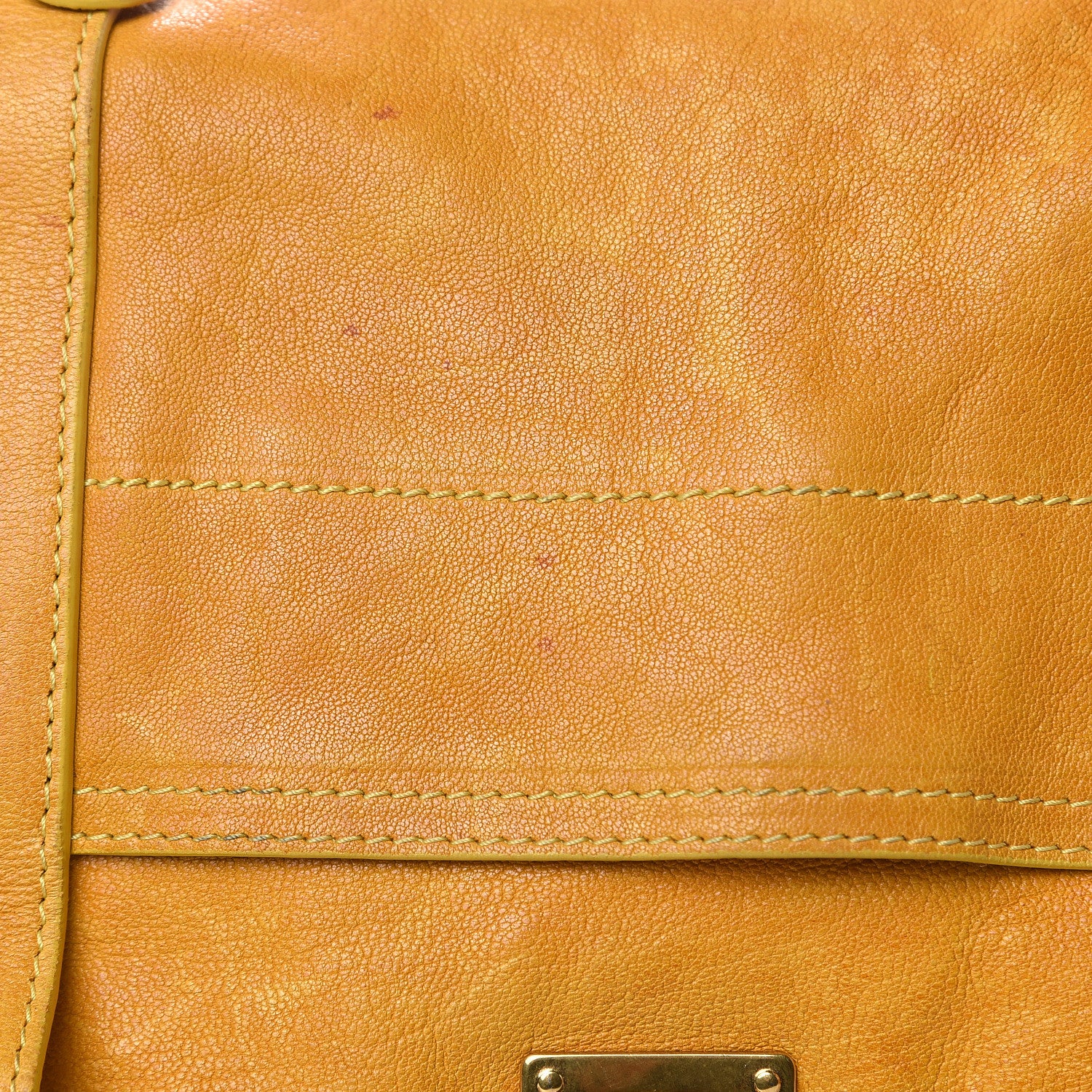 Proenza Schouler Lambskin Medium PS1 Satchel Mustard 23 of 24