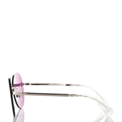 Chanel Mirrored Round Sunglasses 4216 Red 3 of 8