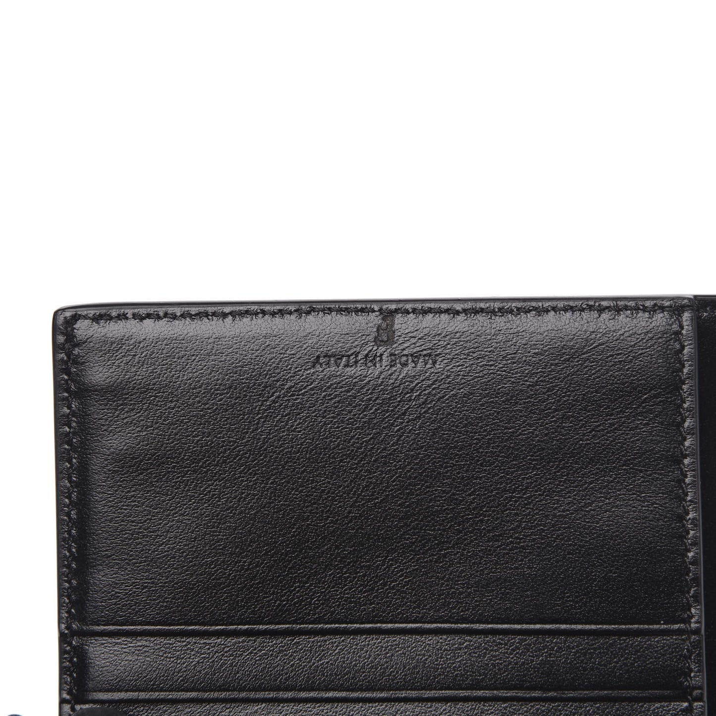 X ANNELI SANAYE HENRIKSSON Smooth Calfskin Telepathic Compact Wallet Red Black