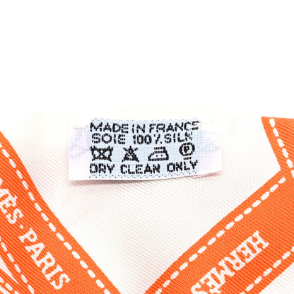Hermes Silk Bolduc Twilly Orange 3 of 4