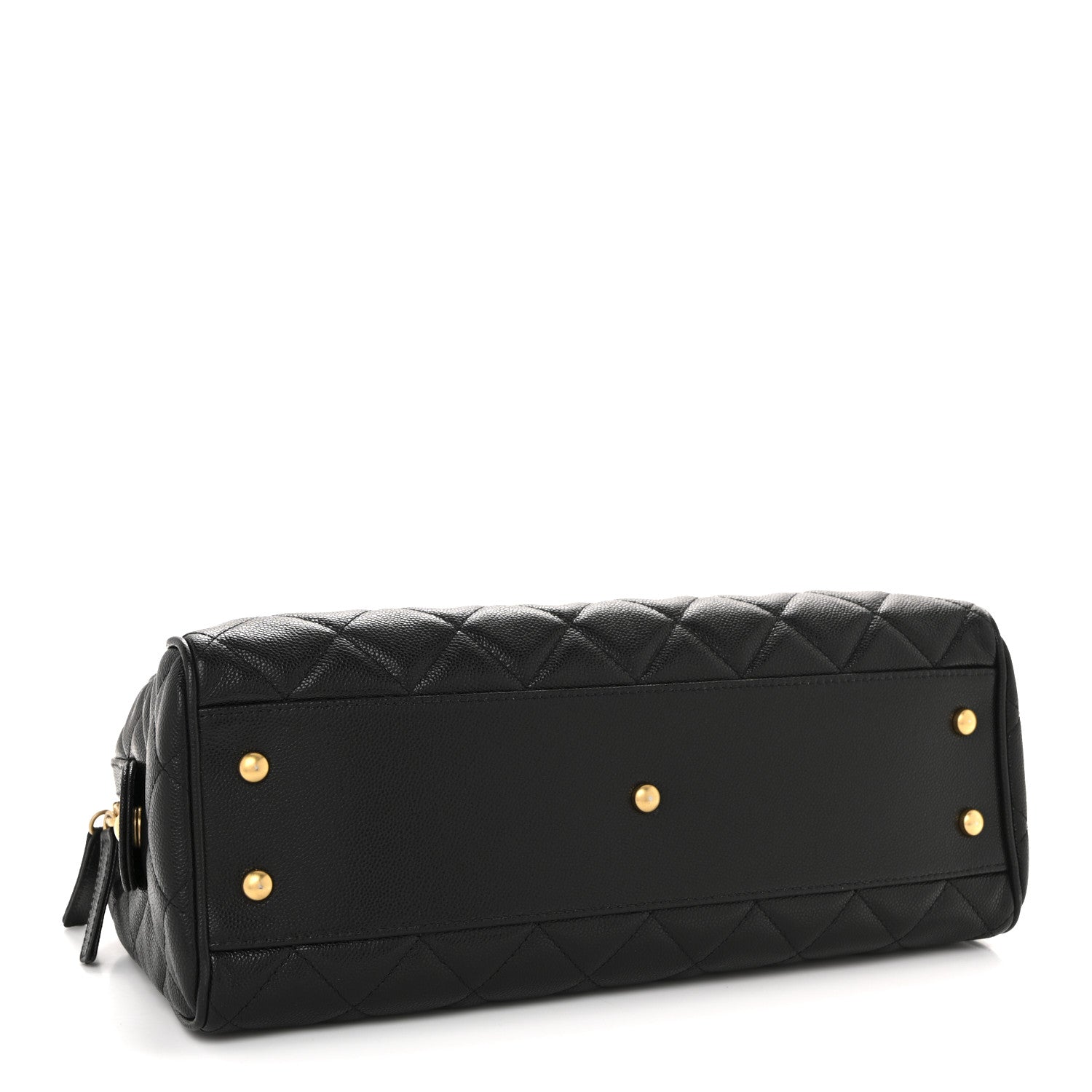Chanel Caviar Quilted Large Bowling Bag Black 4 of 11