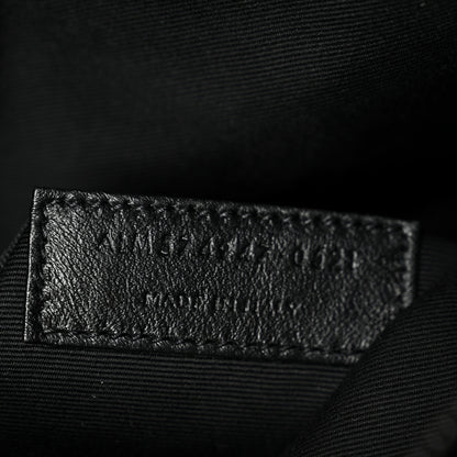 Saint Laurent Calfskin Y Quilted Monogram Monochrome Large Loulou Chain Satchel Black 7 of 12