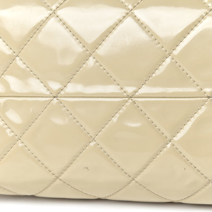 Chanel Vinyl Quilted Large In The Business Tote Beige 18 of 20