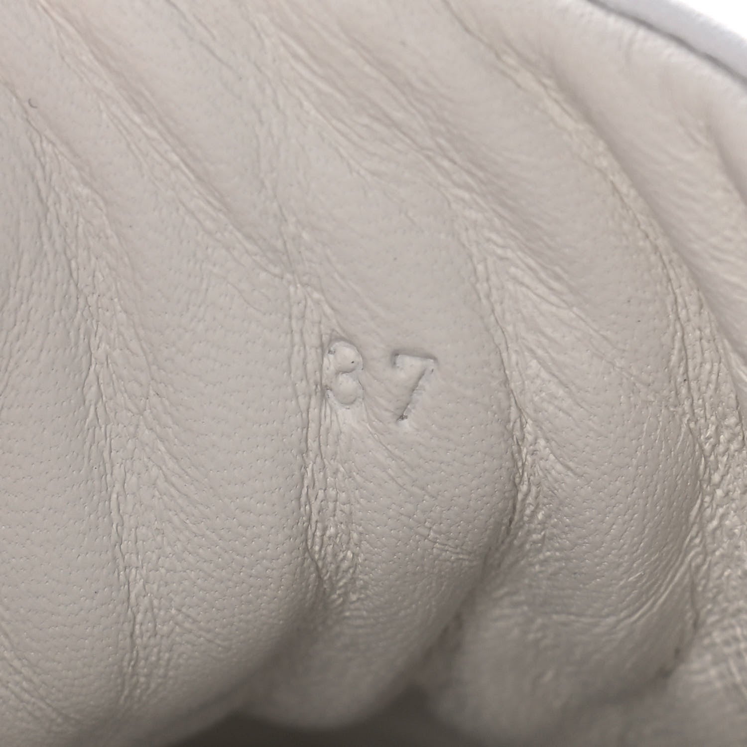 Hermes Calfskin Perforated Day Sneakers 37 White 8 of 9