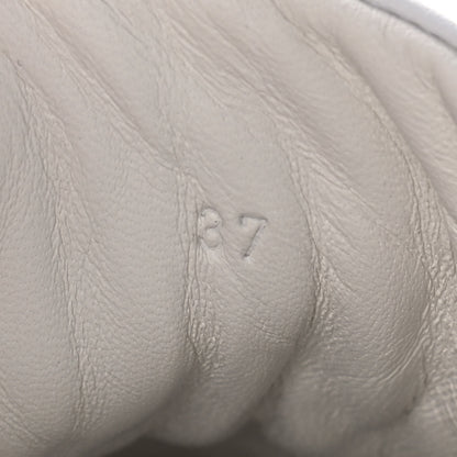 Hermes Calfskin Perforated Day Sneakers 37 White 8 of 9