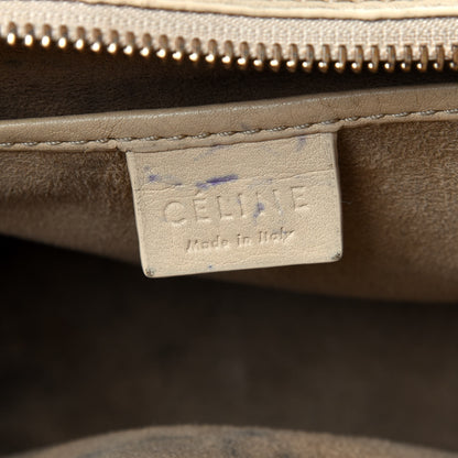 Celine Drummed Calfskin Nano Luggage Dune 6 of 16