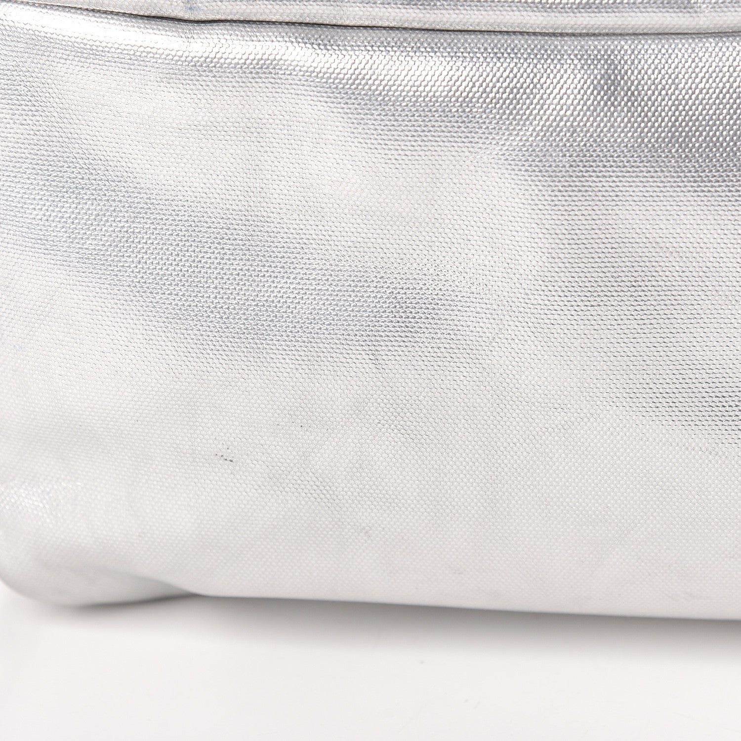 Saint Laurent Nylon Metallic Hunting Backpack Silver 13 of 17