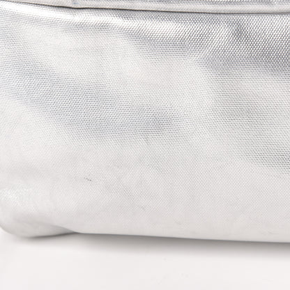 Saint Laurent Nylon Metallic Hunting Backpack Silver 13 of 17