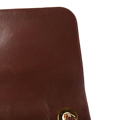 Chanel Lambskin Quilted Medium Single Flap Bag Brown 12 of 17