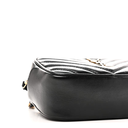 Saint Laurent Calfskin Matelasse Monogram Lou Belt Bag Black 9 of 10