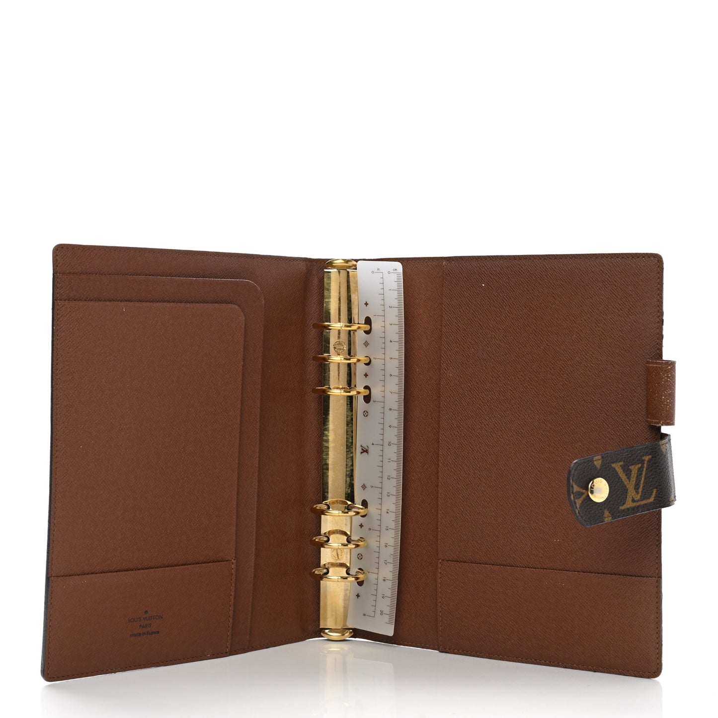 Monogram Large Ring Agenda Cover