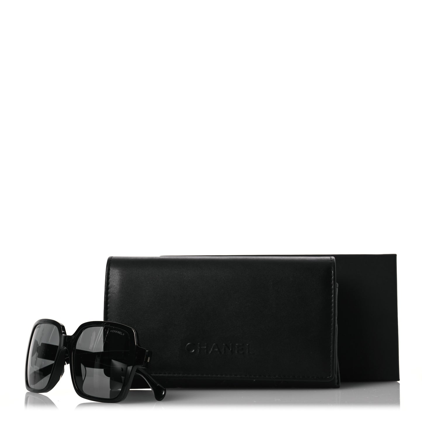 Acetate Square Sunglasses 5408-A Black