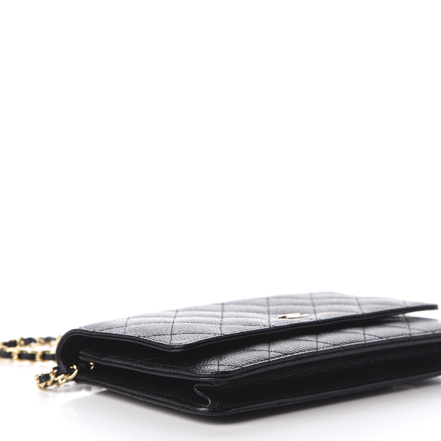 Chanel Caviar Quilted Wallet On Chain WOC Black 6 of 12