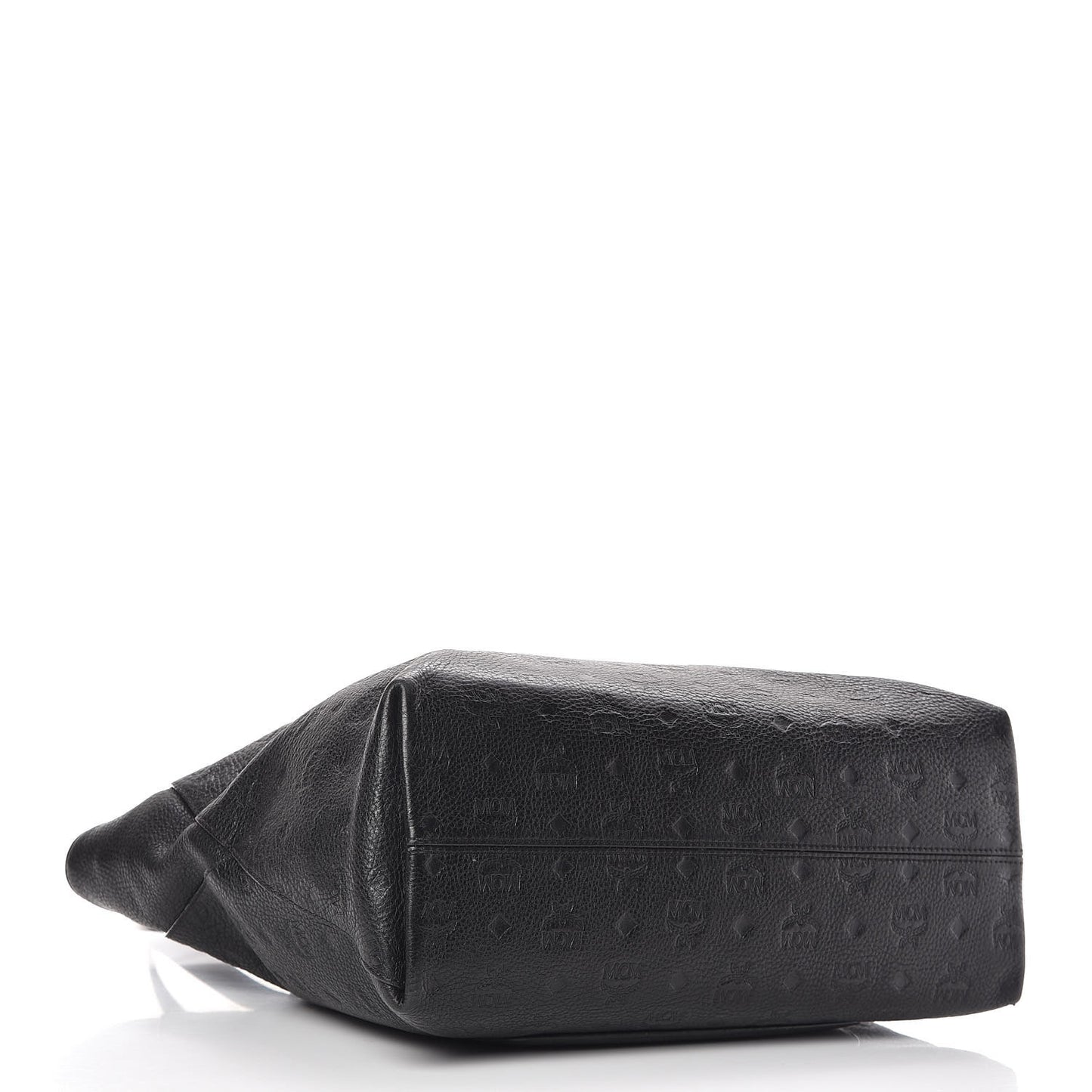 Calfskin Ottomar Monogram Medium Klara Shopper Tote Black