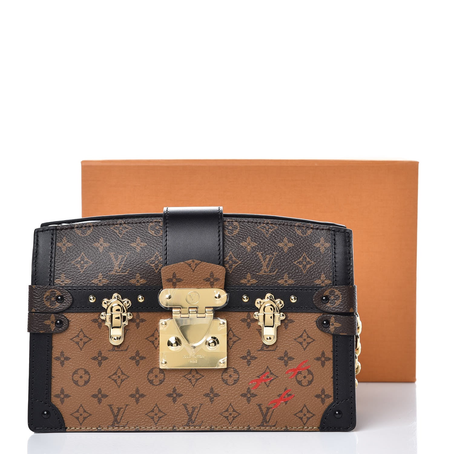 Louis Vuitton Reverse Monogram Trunk Clutch 8 of 8