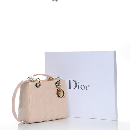 Christian Dior Patent Cannage Medium Lady Dior Light Pink 12 of 12