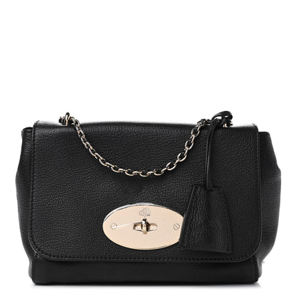 Mulberry Glossy Goatskin Small Lily Flap Black 1 of 4
