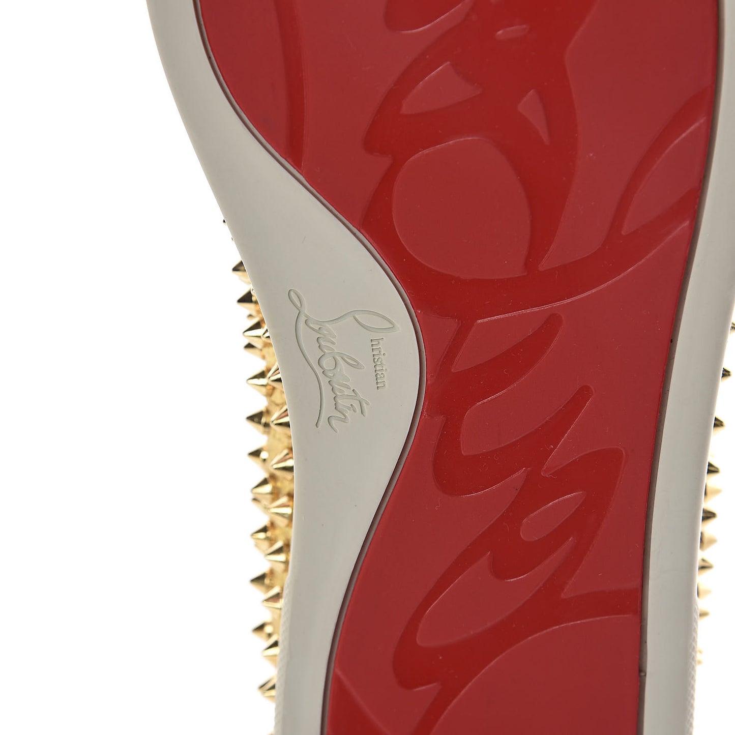 Lame Spikes Mens Roller Boat Flat 45.5 Version Gold