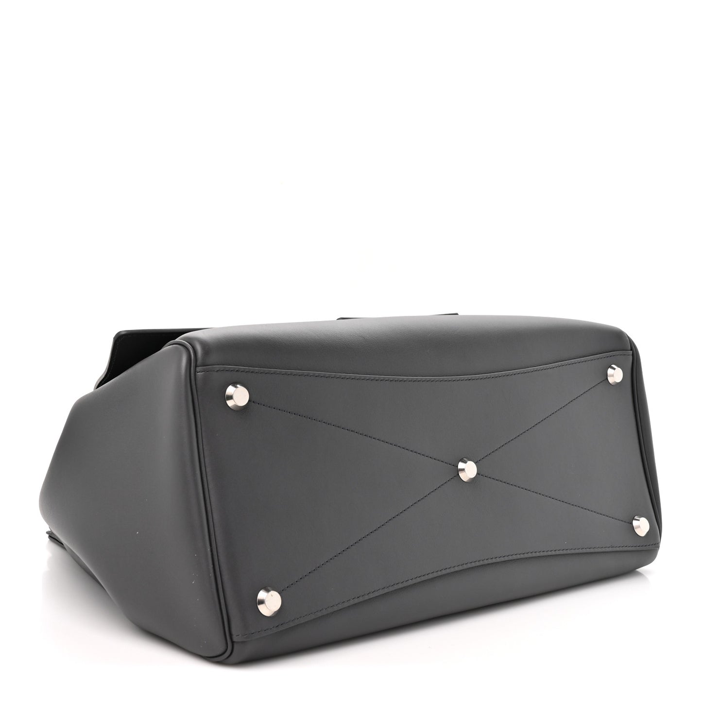 Smooth Calfskin Medium Bel Air Carry All Bag Grey