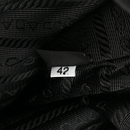 Prada Saffiano Tessuto Nylon Vela Bucket Wristlet Black 8 of 9