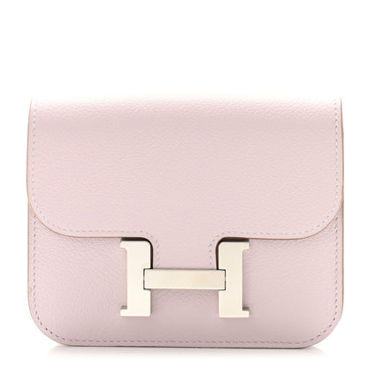 Hermes Evercolor Constance Slim Wallet Mauve Pale 1 of 9