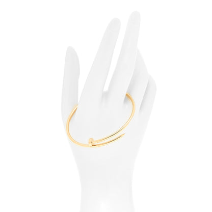 Cartier 18K Yellow Gold Small Juste Un Clou Bracelet 19 2 of 5