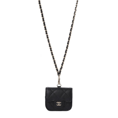 Chanel Caviar Quilted Airpods Pro Case Black 1 of 9