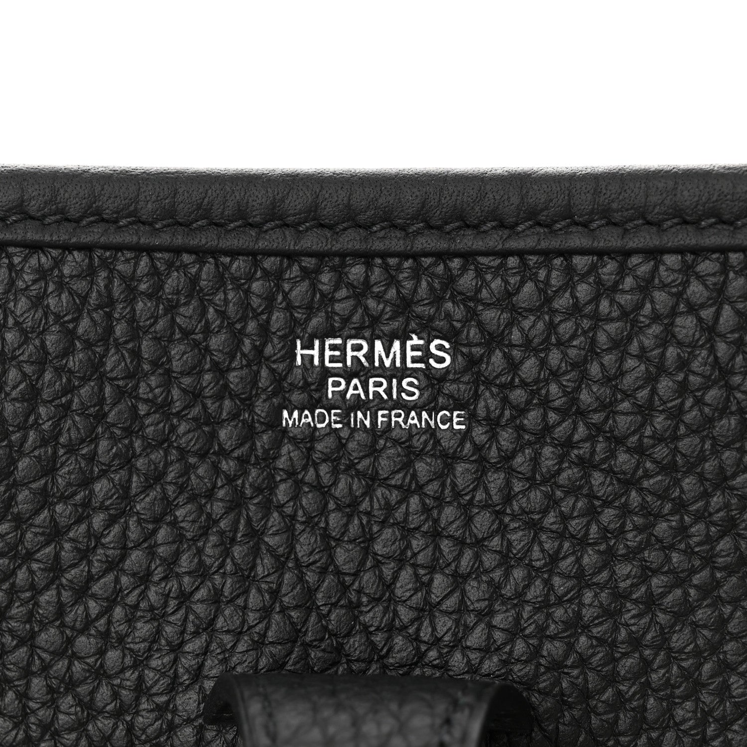 Hermes Taurillon Clemence Evelyne III PM Black 8 of 10