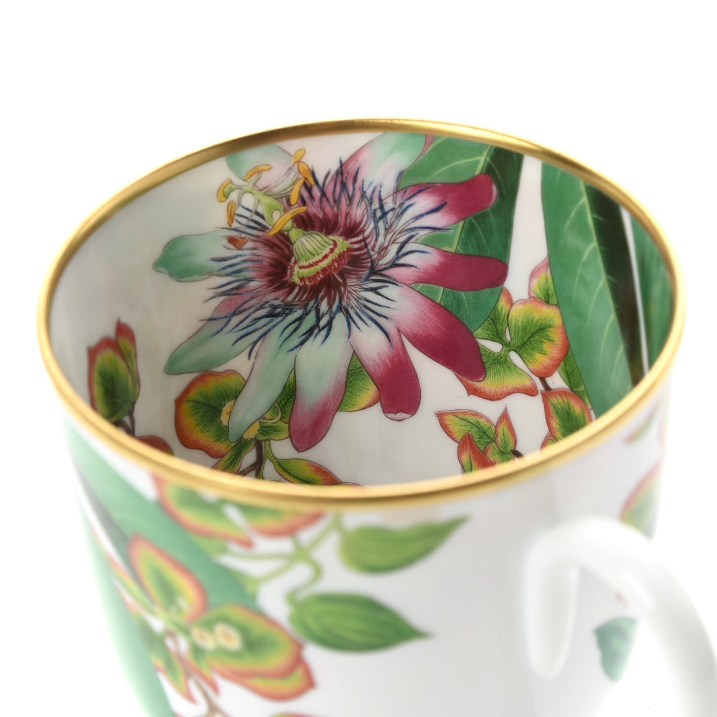 Limoges Porcelain Passifolia Mug