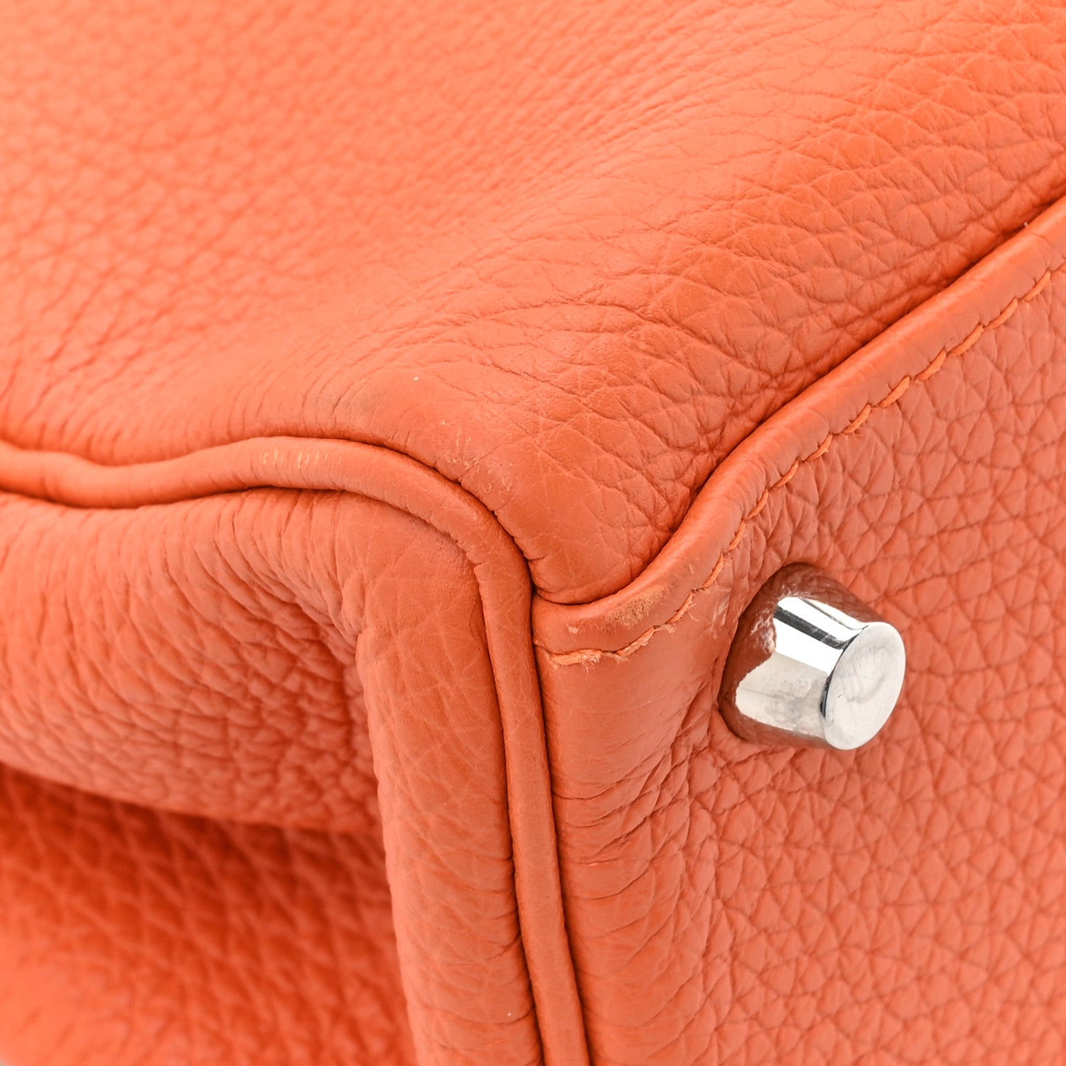 Hermes Togo Kelly Retourne 25 Orange 10 of 13
