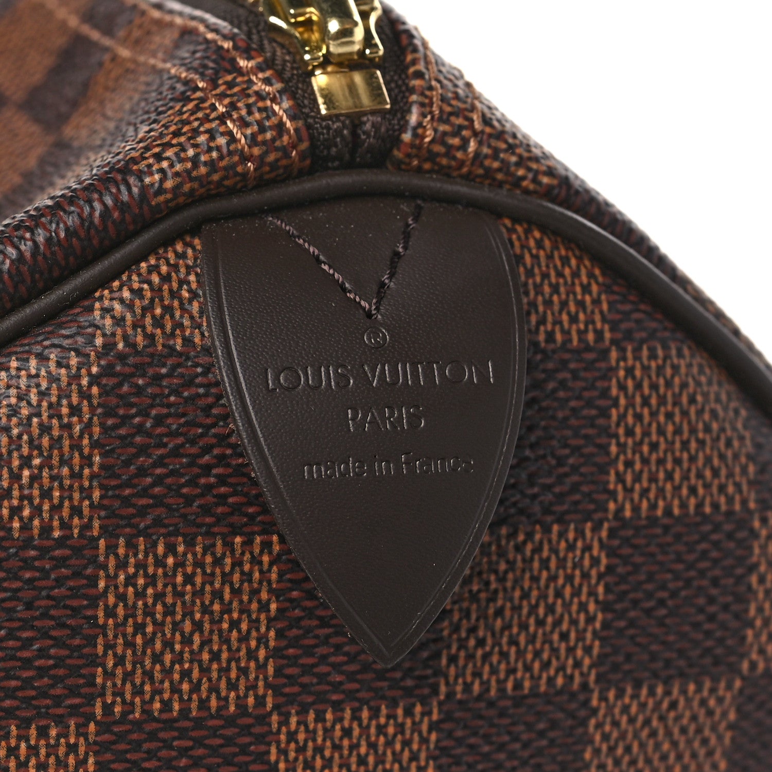 Louis Vuitton Damier Ebene Speedy 30 6 of 9