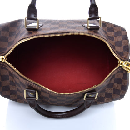 Louis Vuitton Damier Ebene Speedy Bandouliere 30 5 of 12