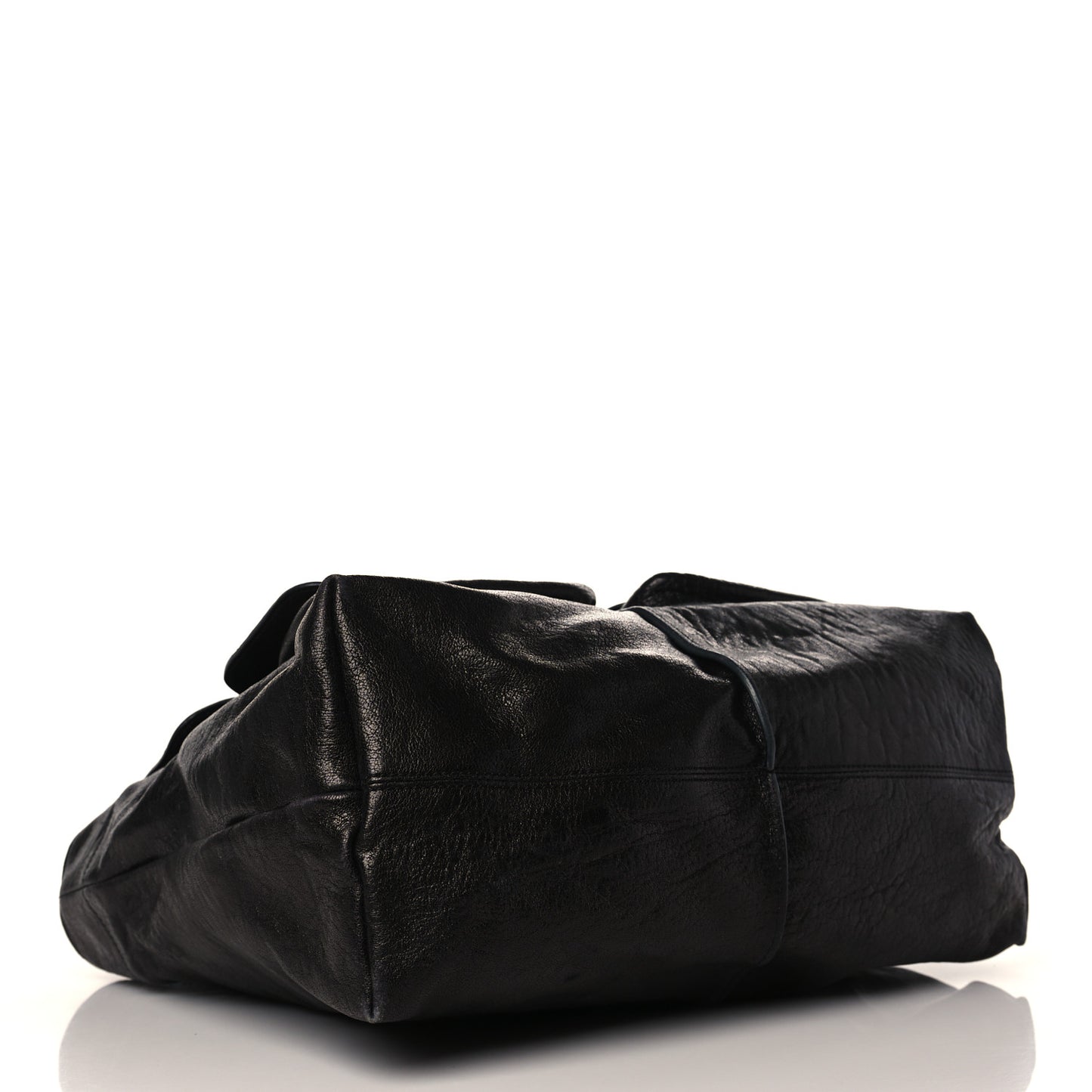Leather Saskia Satchel Black