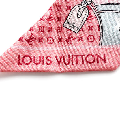 Louis Vuitton Silk Monogram Let's Go BB Bandeau Pink 2 of 3