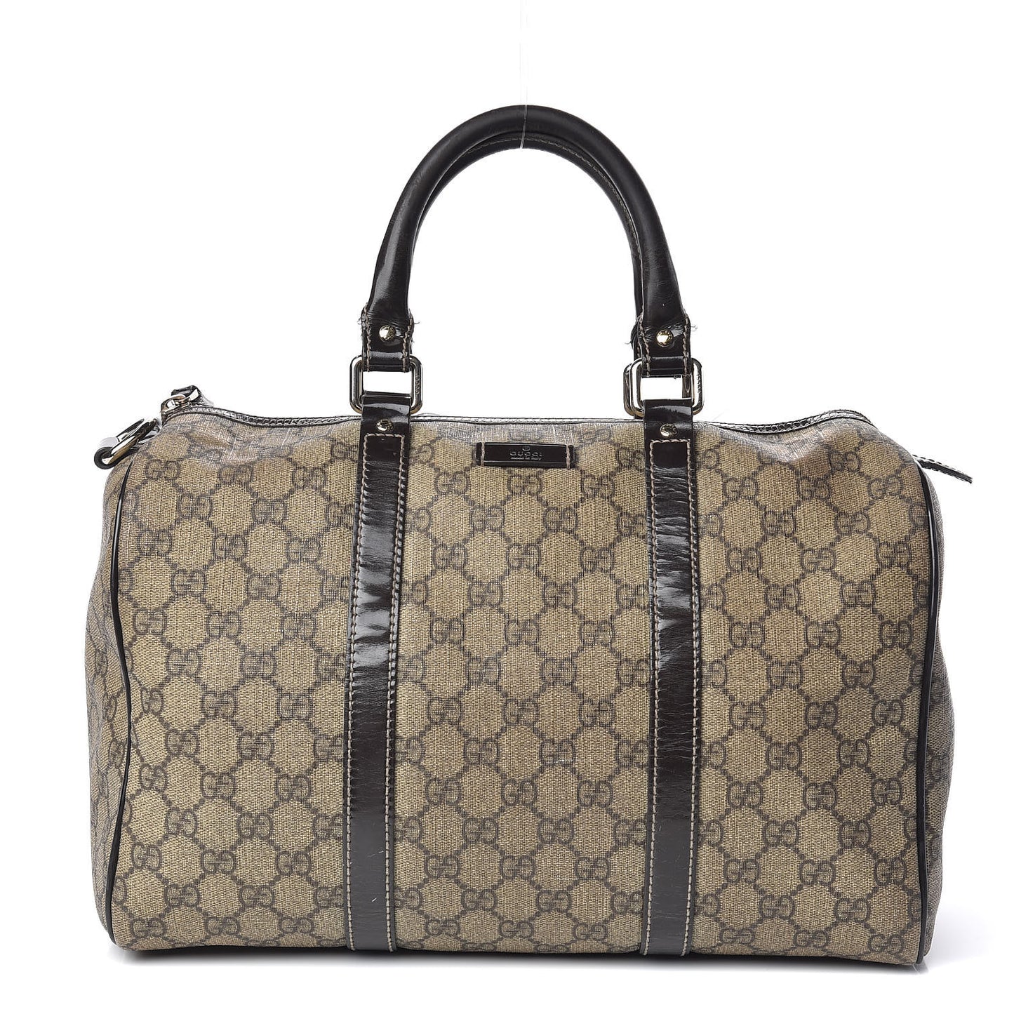 GG Plus Monogram Medium Joy Boston Dark Brown
