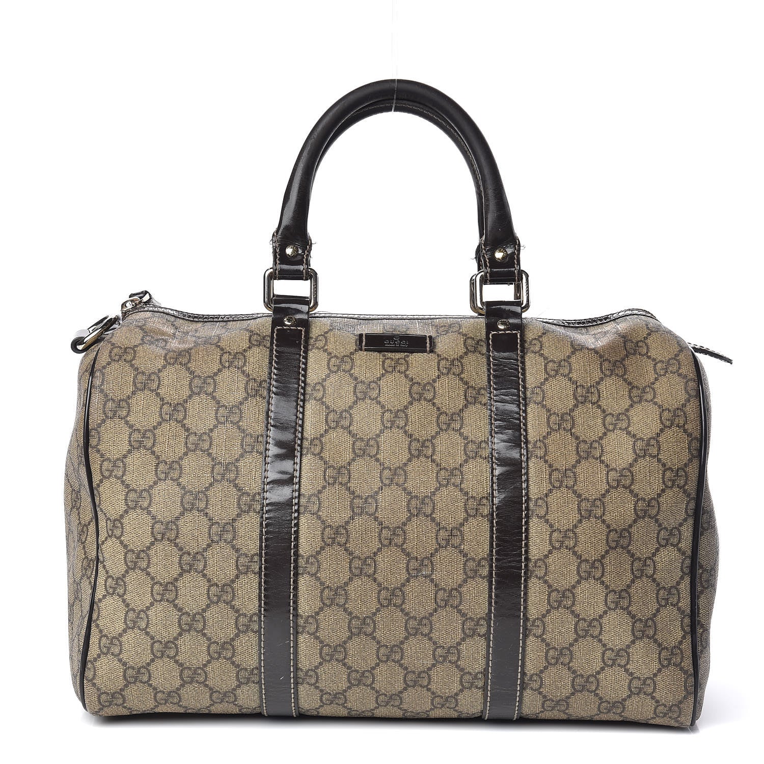 Gucci GG Plus Monogram Medium Joy Boston Dark Brown 1 of 15