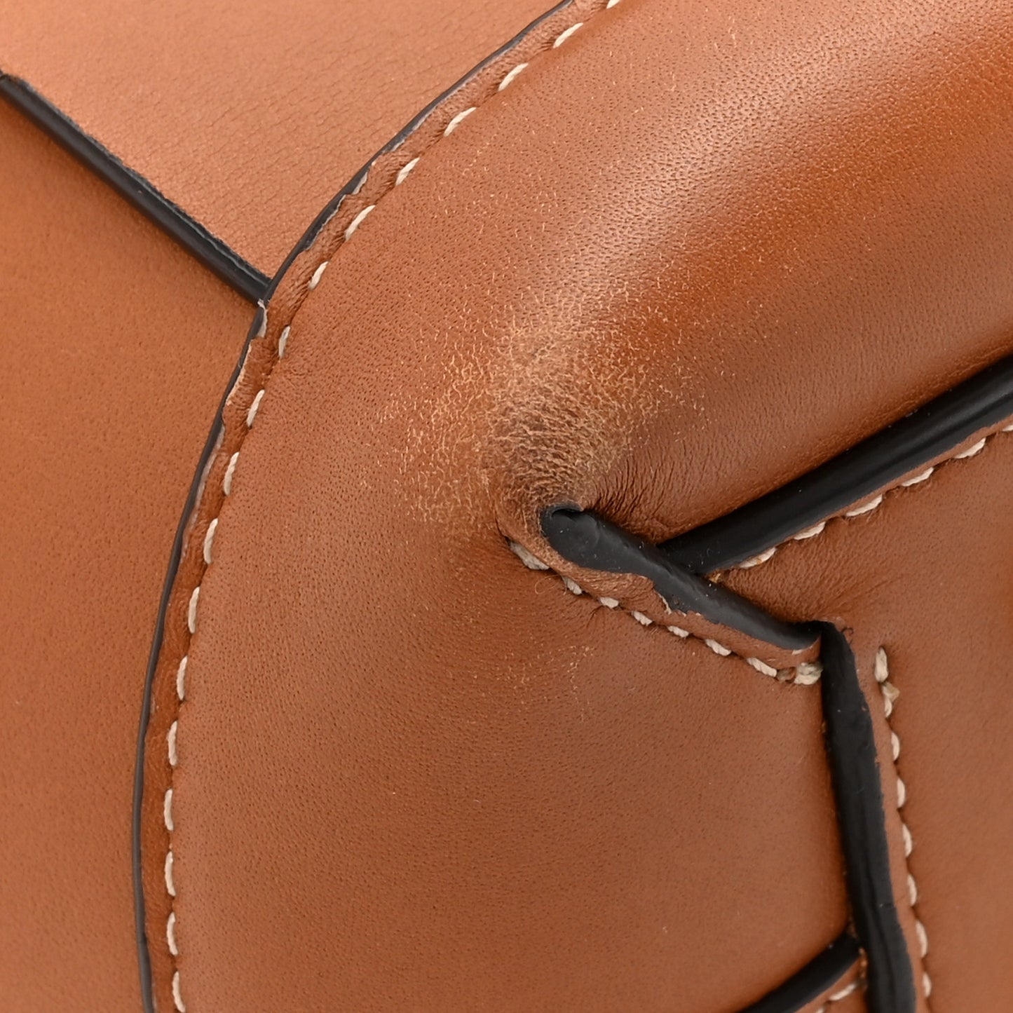 French Calfskin Maxi Intrecciato Small Arco Wood