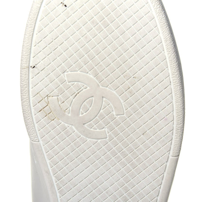 Chanel Calfskin CC Womens Sneakers 41 White 10 of 10