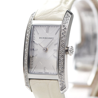 Burberry Stainless Steel Alligator Diamond Bezel 20mm Quartz Watch BU9506 8 of 8
