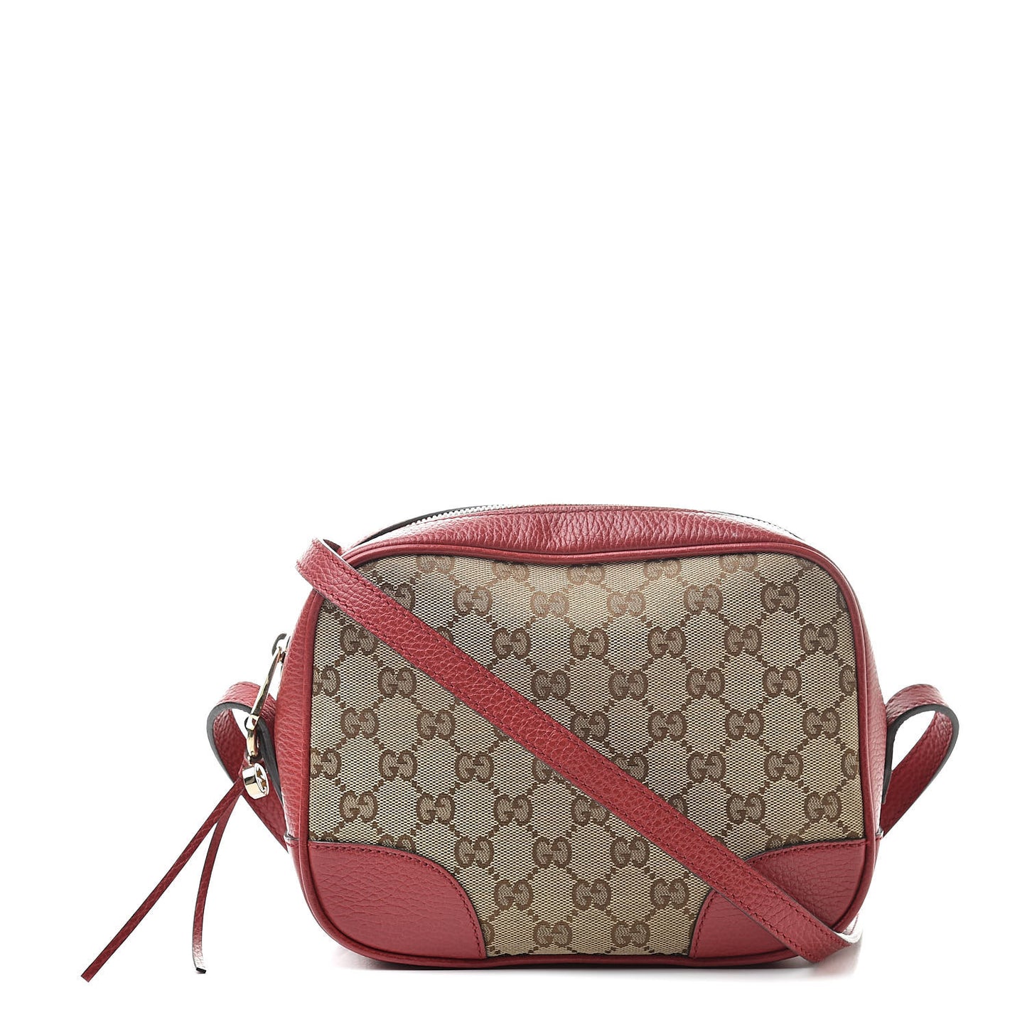 Monogram Mini Bree Messenger Bag Red