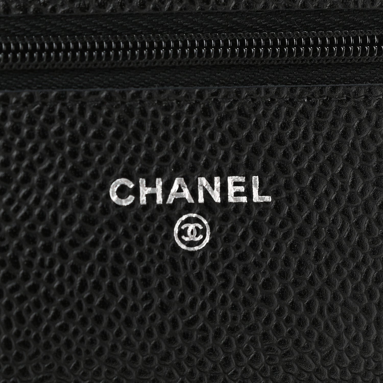 Chanel Caviar Quilted Wallet On Chain WOC Black 6 of 10